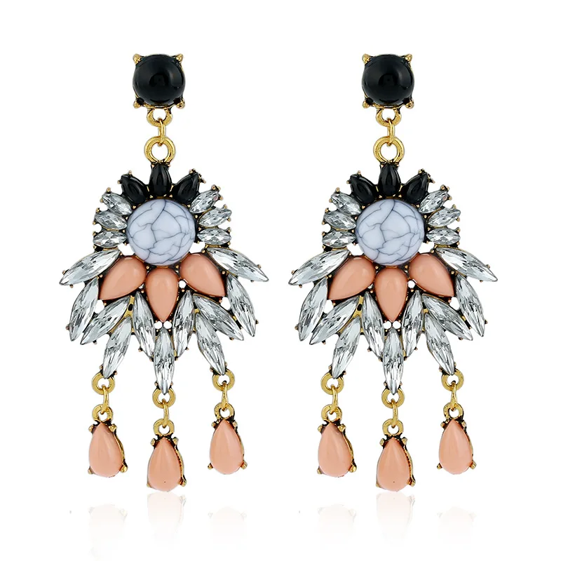 Гламур Модные женские серьги для женщин 2018 ручной работы Boucles Doreille Femme Циркон