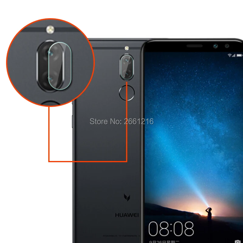 3 шт. для Huawei Mate 10 Lite/Nova 2i/Honor 9i ультра прозрачное мягкое закаленное стекло задней