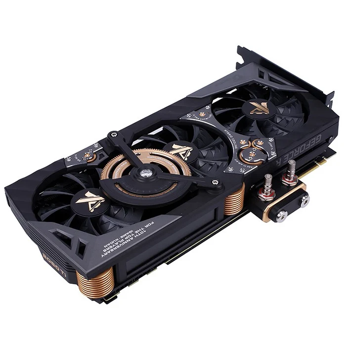 Красочная игровая видеокарта GeForce RTX 2080 Ti Kudan NVIDIA 1350 МГц GDDR6 11G cuda ядрами 4352 DP/HDMI/USB C