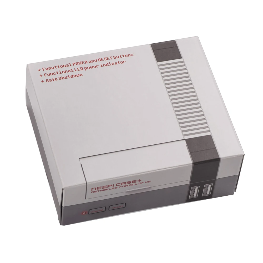 Чехол Retroflag NESPi с самым знаковым элементом в ретро игре World Case Plus|Игровые консоли| |