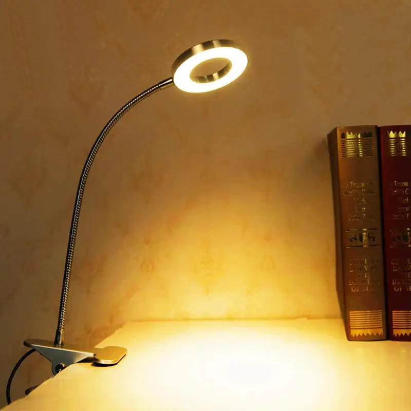 Гибкая светодиодная лампа для чтения 3000 К 4000 к 6000 10 уровней затемнения|Лампы