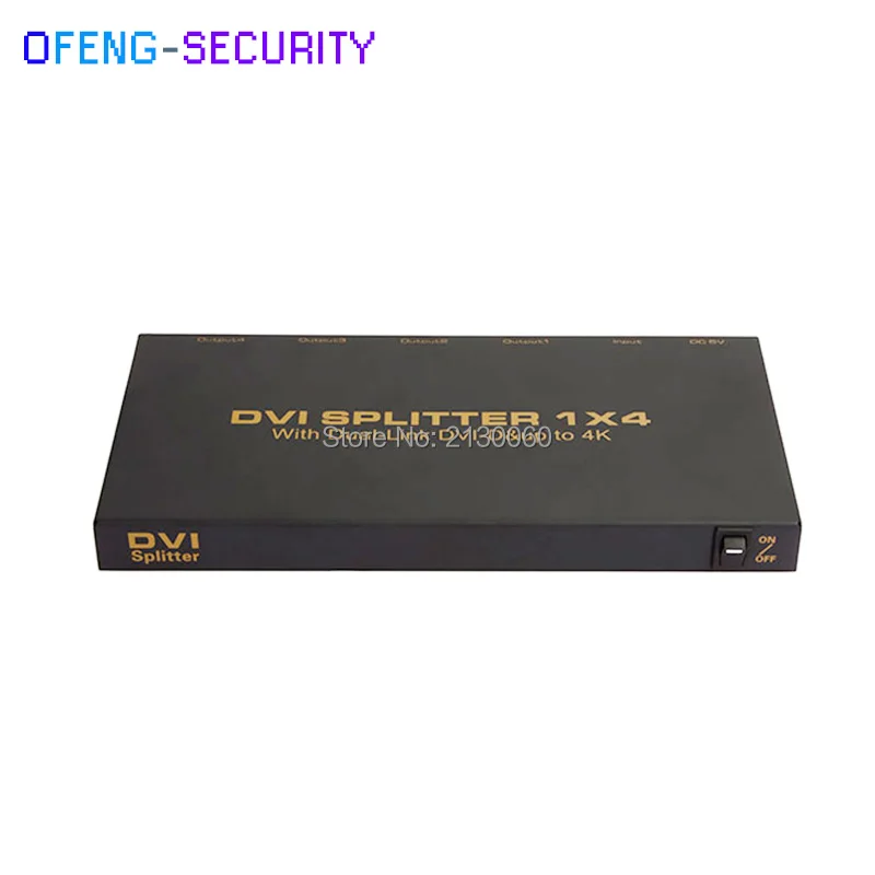 Сплиттер DVI 1x4 1 вход 4 выхода видео сплиттер совместим со стандартом HDMI 1080P|Коробки
