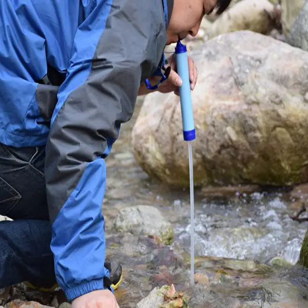 

Portable Water Filter Straw Purifier Cleaner Emergency Safety Survival Drinking Tool Kit