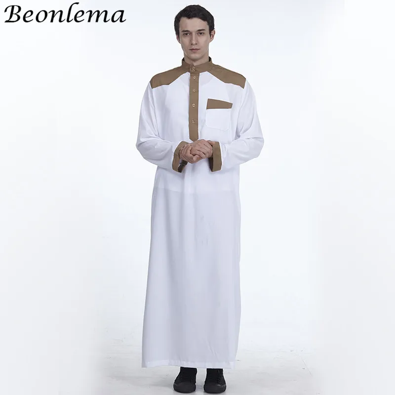 Beonlema Hombre Caftan арабский мусулман абайя одежда мужчины Саудовская Аравия