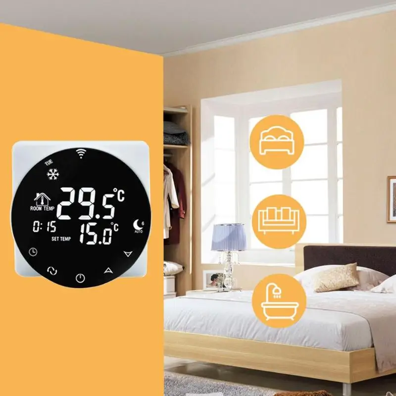 

Intelligent WiFi Temperature Controller Thermostat for Alexa/Google Home LCD Digital Smart Temperature Control System