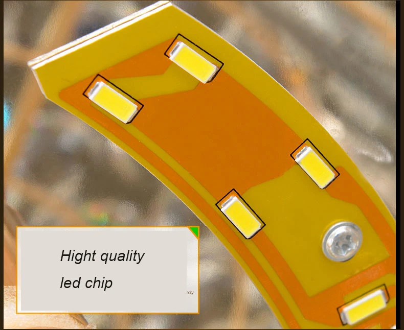 

Circular Crystal Ceiling Light For Living Room Home Dining Light Lamp Hotel Creative Retro Iron Lamp E14 LED bulb