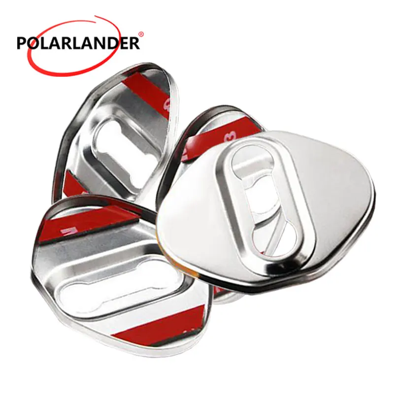 

4 шт., автомобильные чехлы из нержавеющей стали для Mazda