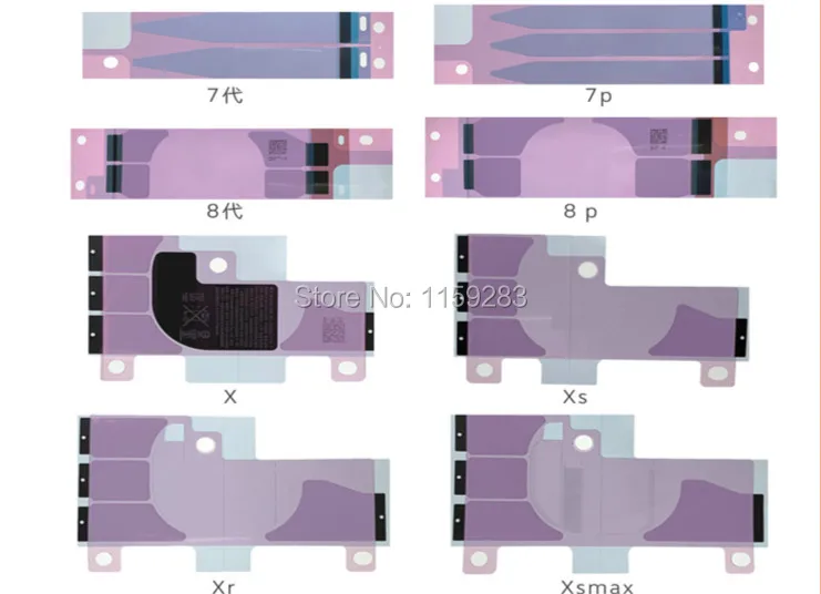 Высококачественная клейкая наклейка для iPhone XS Max XR X 8 7 6 6S Plus 5S SE 5C 5 4S 4