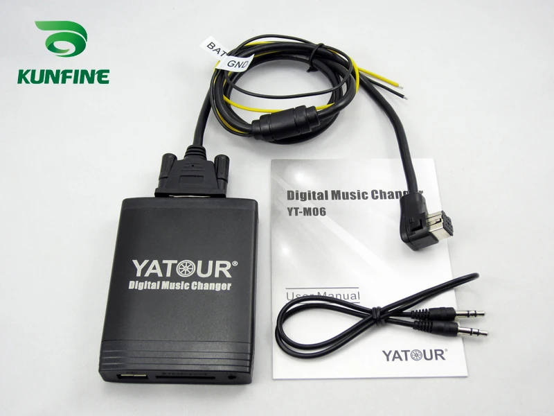 Автомобильный цифровой адаптер для смены музыки USB SD Aux MP3 интерфейс