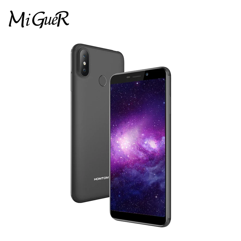 HOMTOM C1 5 &quotдюймов 18:9 HD Экран мобильного телефона MT6580 4 ядра 1 GB + 16 Dual SIM Face ID