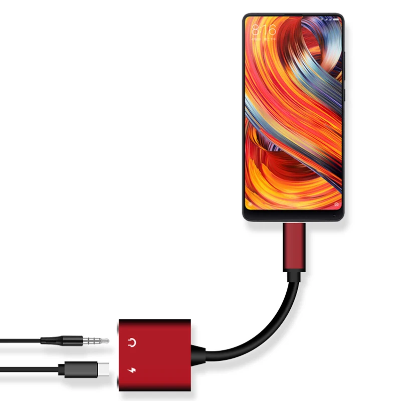 2 в 1 Тип C до 3 5 мм для наушников Aux конвертер Usb адаптер Зарядное устройство аудио
