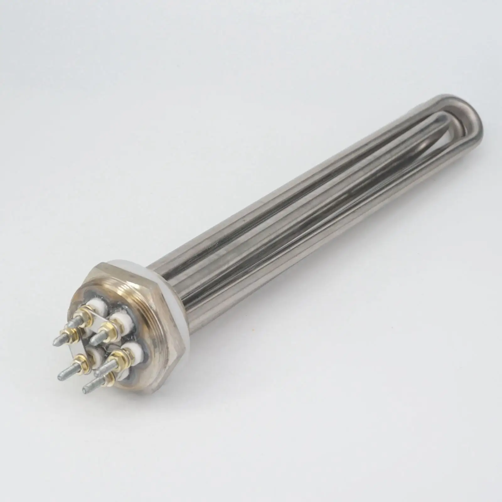220В 6000 Вт DN40 1 1/2 &quotBSP Мужской 304 нержавеющая сталь головка и трубка электрический
