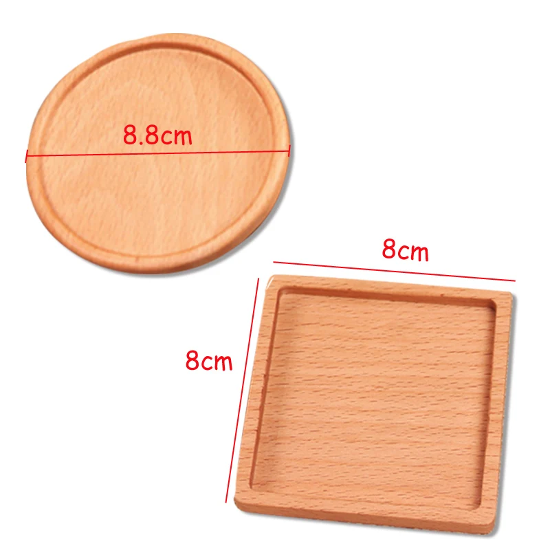 Миска чайник 1 шт. квадратная круглая прочная термостойкая подстилка для чая