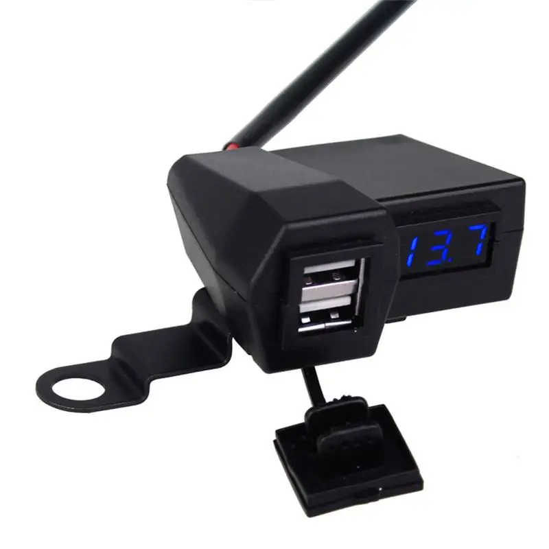 Автомобильное зарядное устройство с двумя USB портами 3 1 А|Кабели адаптеры и