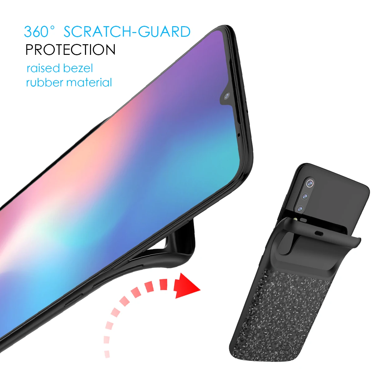 Чехол для зарядного устройства Xiaomi Mi 9 4700 мАч внешний тонкий резервный блок