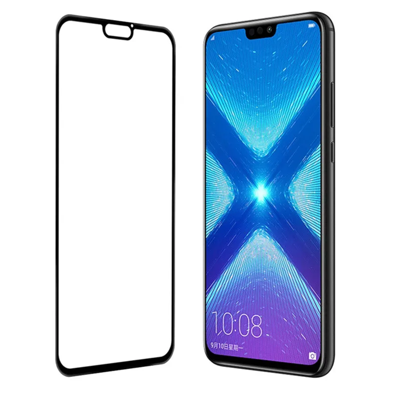 Стекло для Huawei Honor 8X закаленное стекло Премиум полное покрытие Защитная пленка