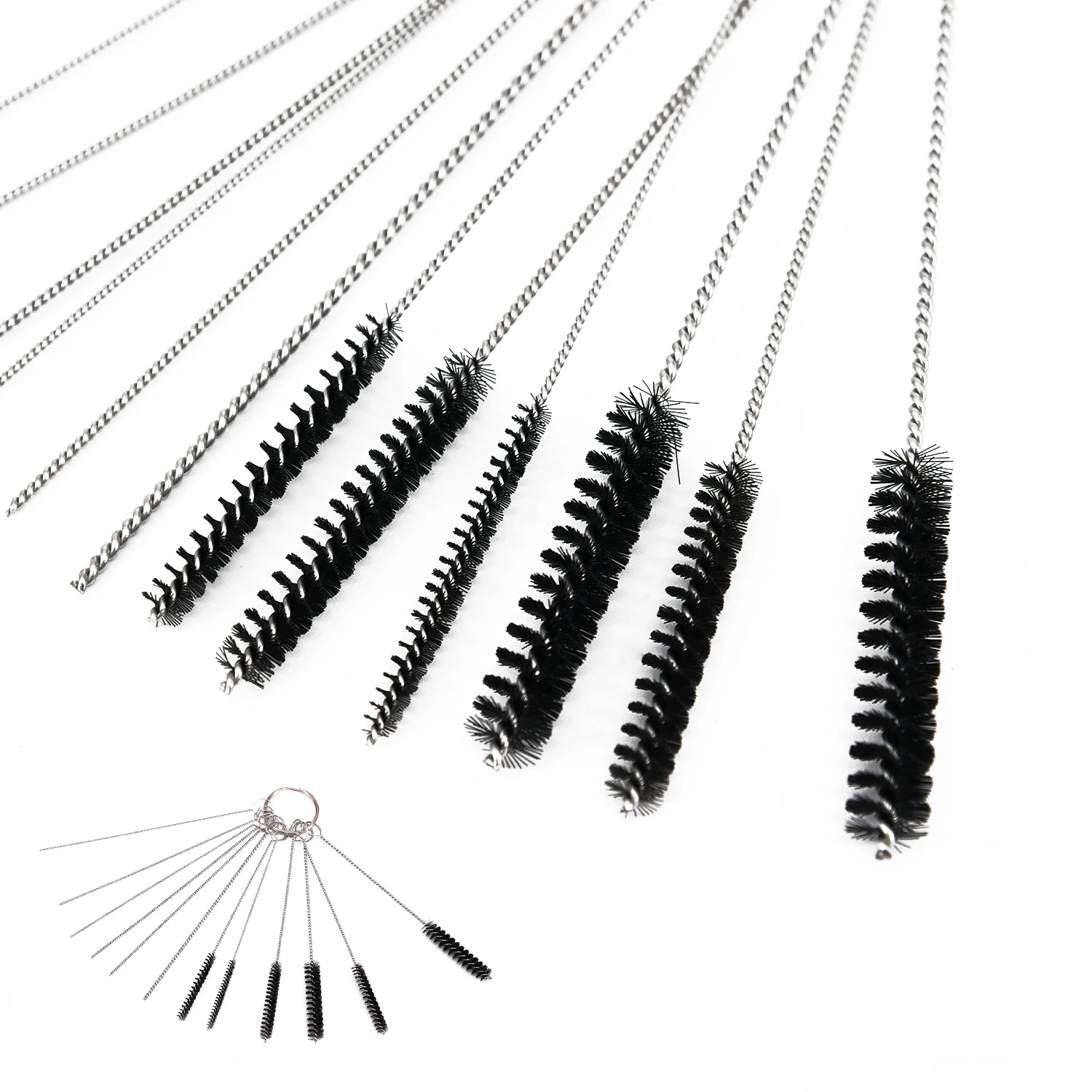 5 Brushes 10 Cleaning Needles Carburetor Carbon Dirt Jet Cleaner Tool For Yamaha | Автомобили и мотоциклы