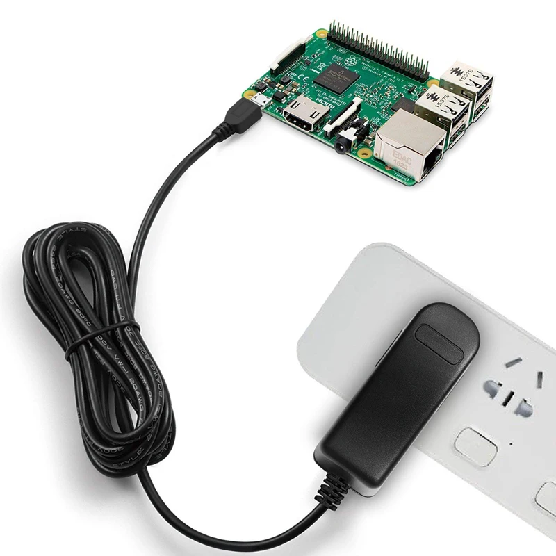 Raspberry Pi 3 Чехол теплоотвод комплект питания в 1 5 2.5A источник защитный чехол для 3/2/b