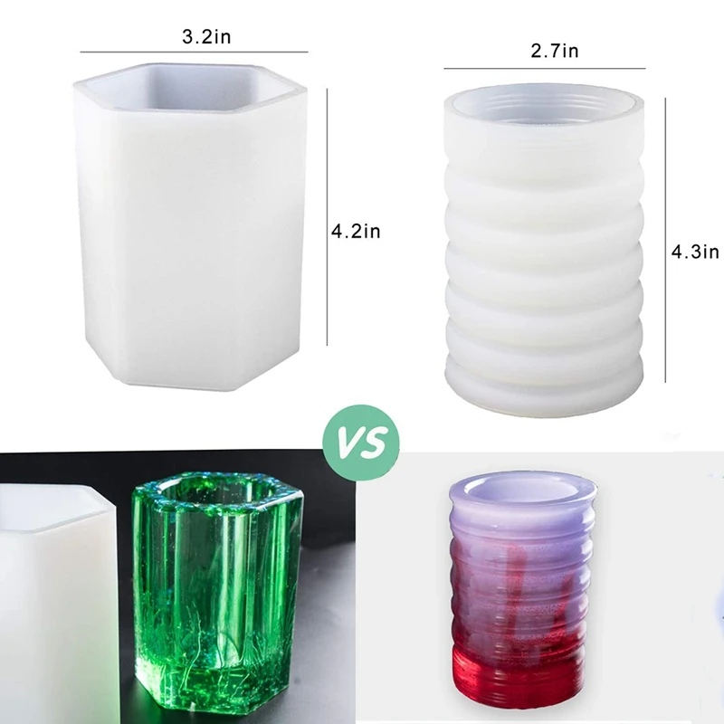 Large Molds Silicone Mold Include Round Square Cylinder For Concrete Diy Flower Pot/Ashtray/Pen Candle Soap Holder | Украшения и
