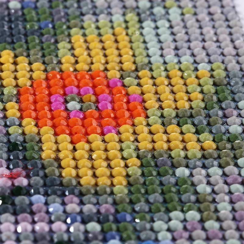Алмазная живопись сделай сам вышивка крестиком японское кимоно Женская мозаика
