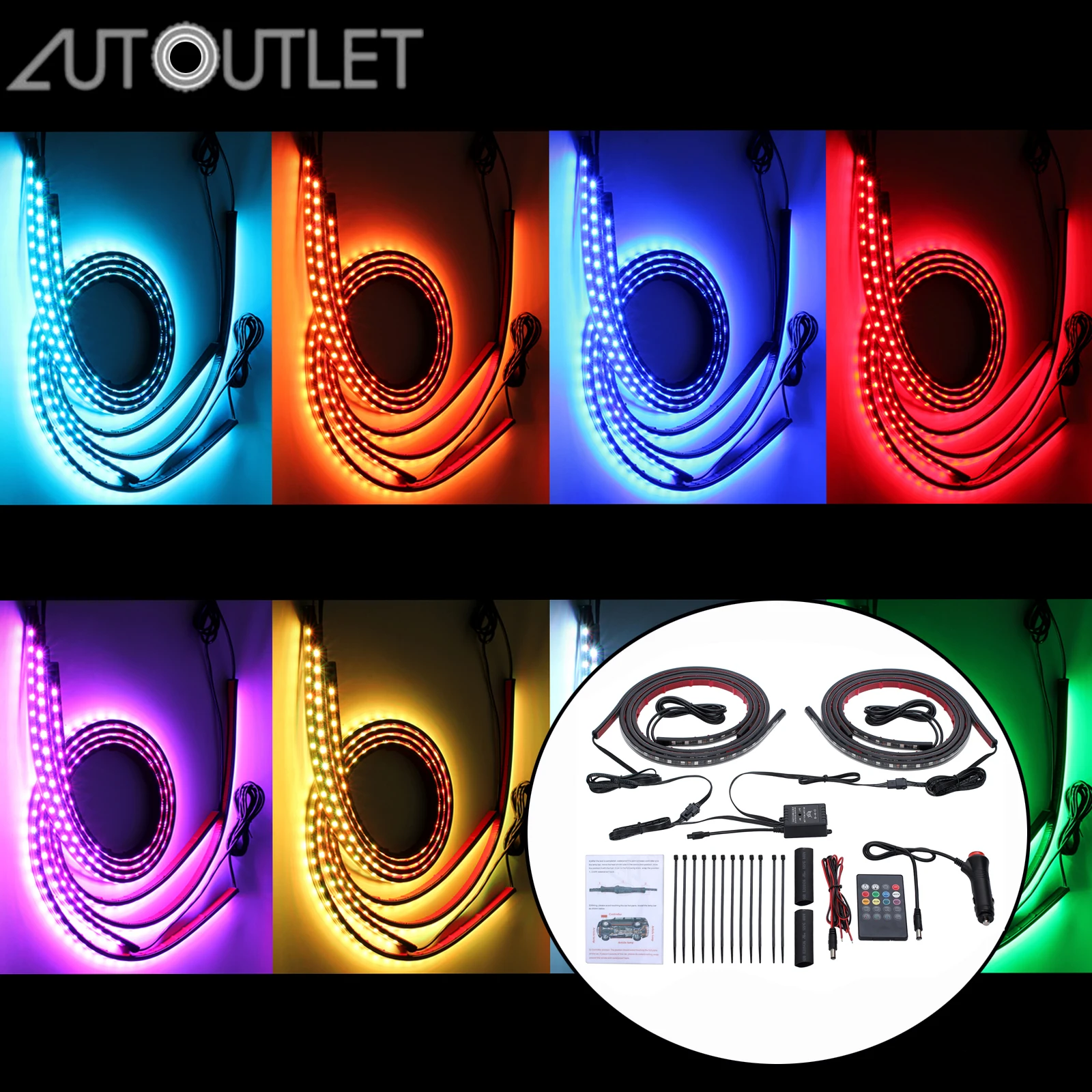 

Авторозетка 12 в музыкальный пульт дистанционного управления RGB световая лента 5050SMD автомобильная водонепроницаемая декоративная гибкая св...
