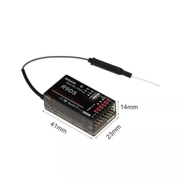 LeadingStar Модернизированный RadioLink AT9 R9DS 2 4 ГГц 9CH приемник DSSS для AT10 передатчик|Детали