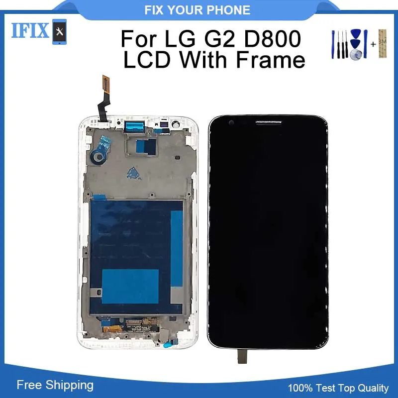 5 2 ''для LG G2 D800 D801 D802 D805 D803 VS980 F320 LS980 ЖК-дисплей кодирующий преобразователь