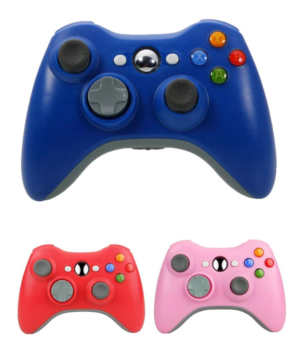 Беспроводной игровой контроллер USB для использования с Xbox 360 (черный синий и