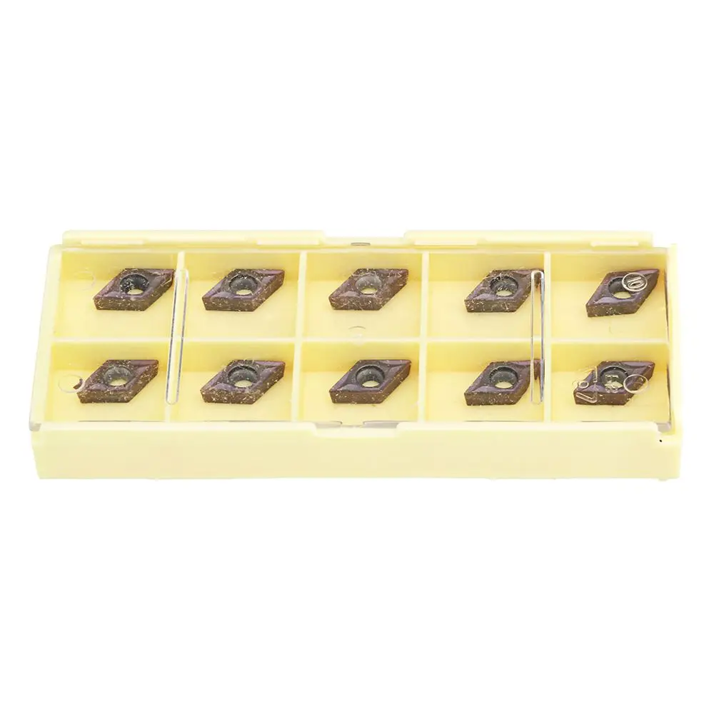 

10pcs DCMT070204 VP15TF Carbide Insert for SDNCN1010H07/SDNCN1212H07 Turning Tool Holder