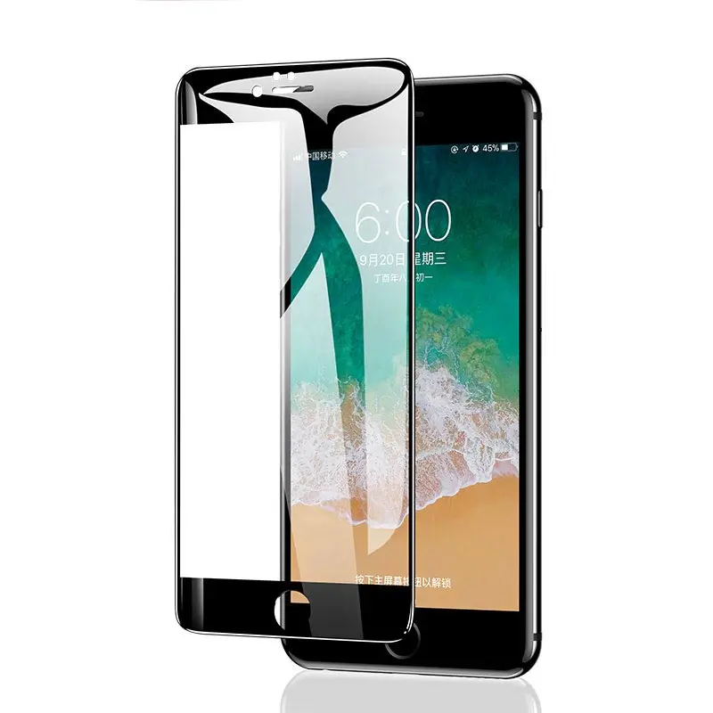 Защитная пленка для экрана iPhone 7 8 Plus X XR XS Max защитная на весь экран 5 5S SE 6 6s стекло |