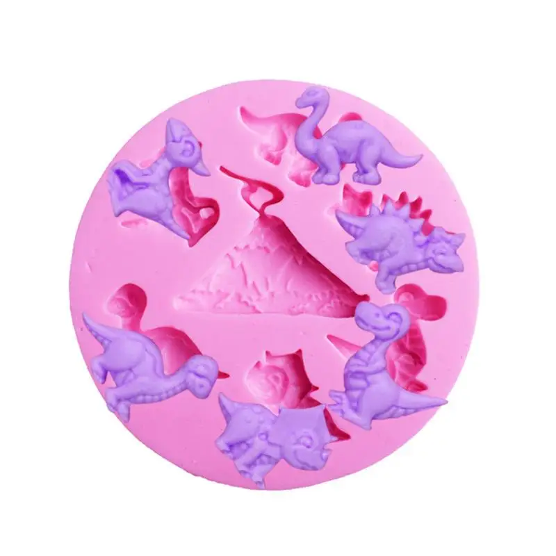 Пижама с динозавром Fondant (сахарная) силиконовая форма шоколадный бисквит