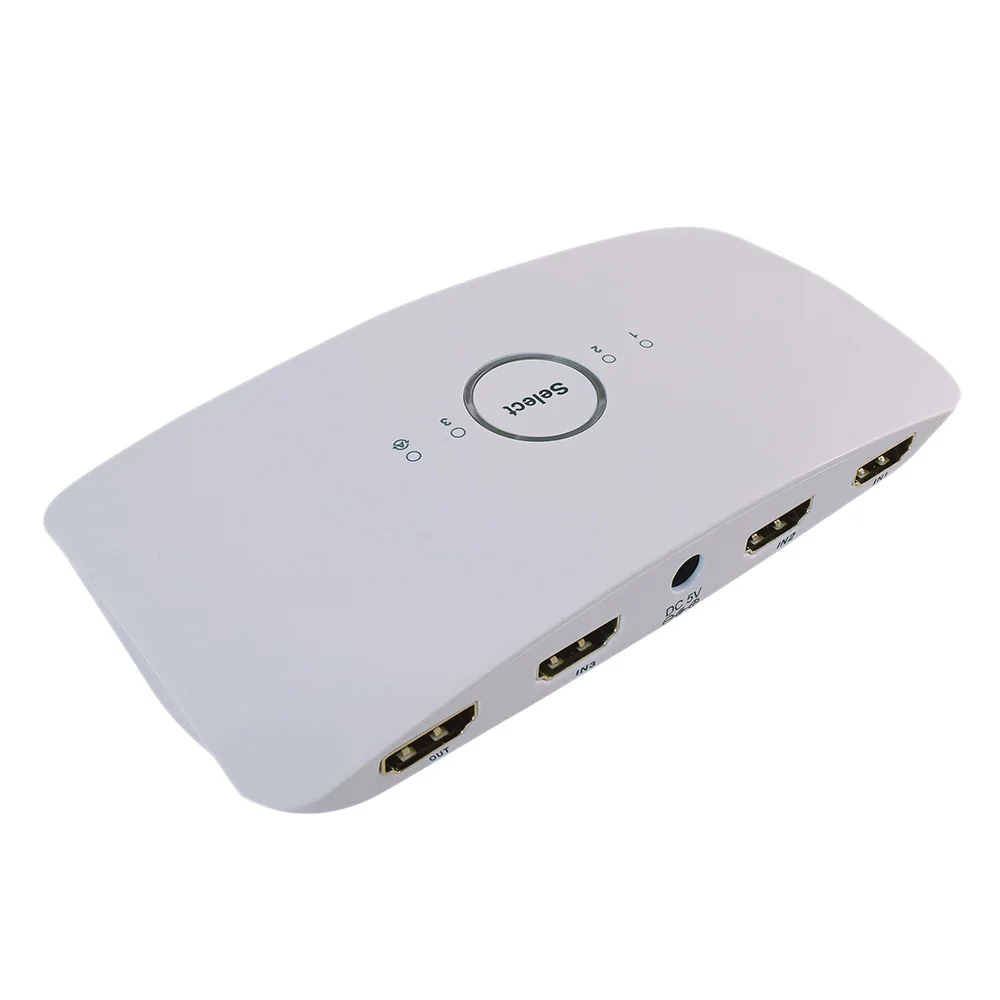 WiFi умный голосовой HDMI коммутатор 4K 3 порта 3x1 сплиттер поддержка @ 60HZ Ultra HD 3D пульт