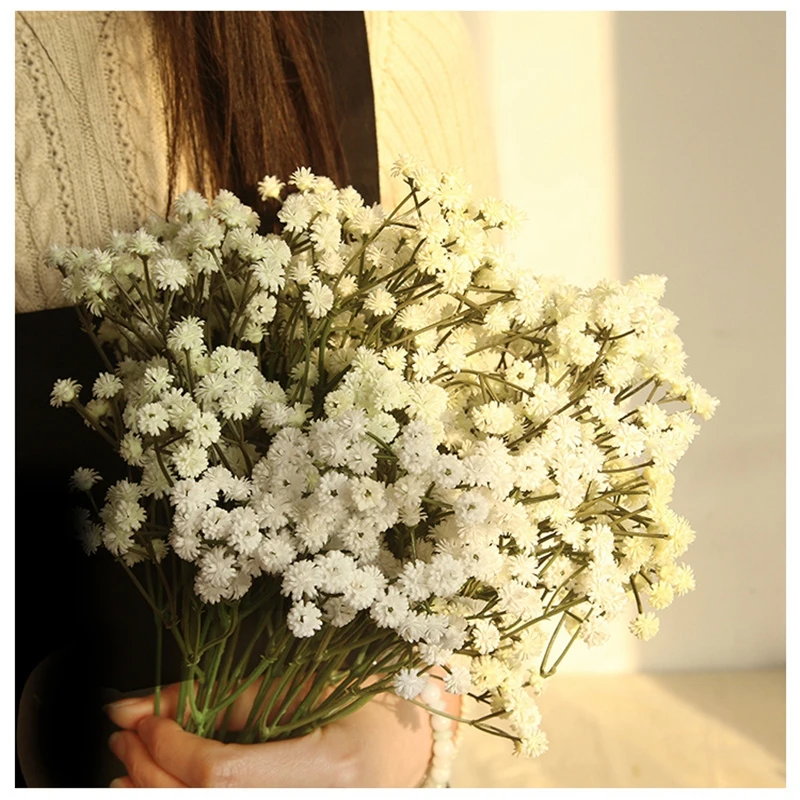 1 шт. белые детские дышащие цветы искусственные поддельные Gypsophila DIY Цветочные