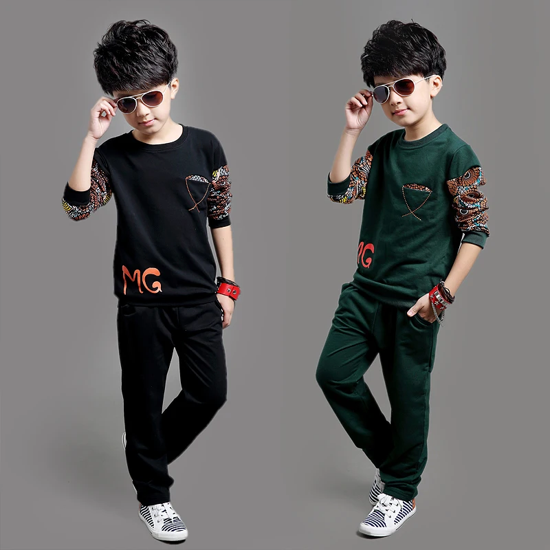 Костюм спортивный детский демисезонный из двух предметов с принтом B92 |