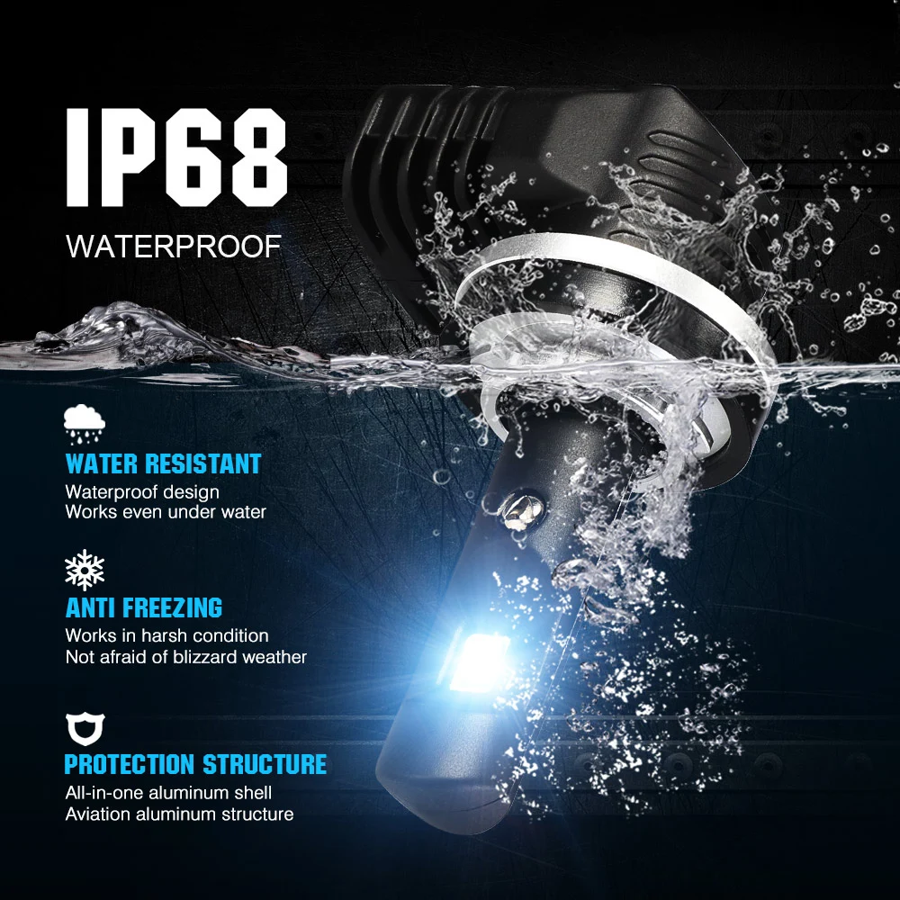 NOVSIGHT Автомобильные светодиодные фары H11 Led H4 H7 H8 9005/HB3 9006/HB4 50 Вт/пара 10000lm