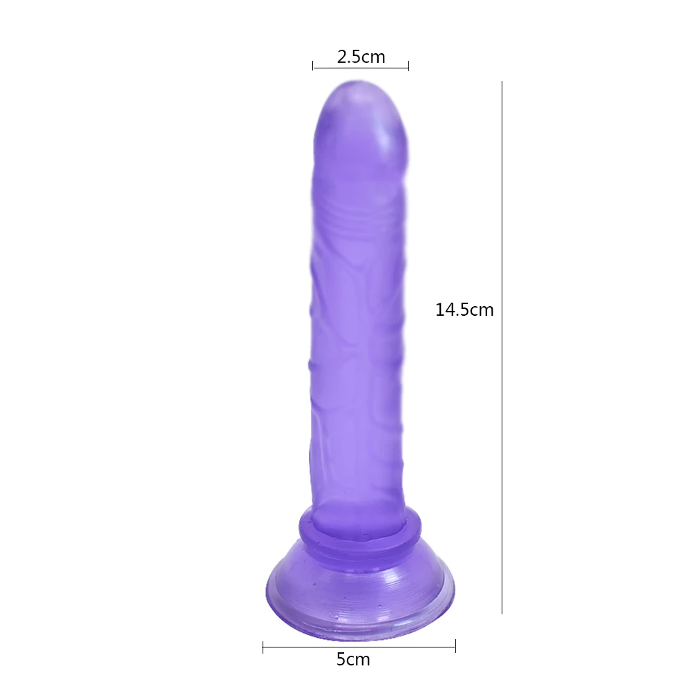 Erotic Bullet Big Realistic Dildo Anal Butt Plug Strap On Penis Suction Cup No Vibrator Toys For Adult Sex Woman | Красота и здоровье
