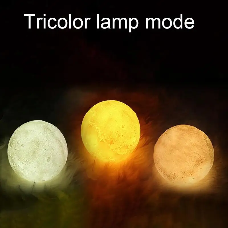 

880mL Humidifier 3D Moon Lamp Aroma Essential Oil Diffuser Air Purifier Mist Maker Moon Lamp Night Light Home Decor