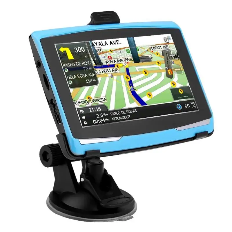 5 дюймов Портативный 8 ГБ Автомобильный навигатор gps FM AV-IN SAT NAV с картой |