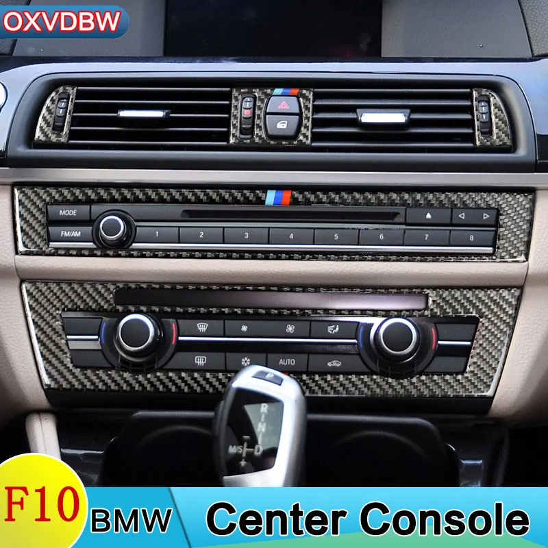 Для BMW F10 5 серия внутренняя отделка из углеродного волокна украшение автомобиля CD