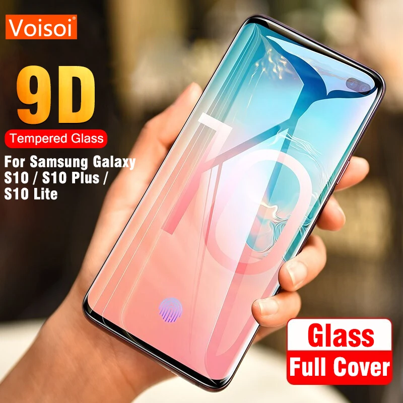 9D полный изогнутое закаленное Высокопрочное Стекло для samsung Galaxy S10 плюс Lite M20 Премиум Экран протектор M10