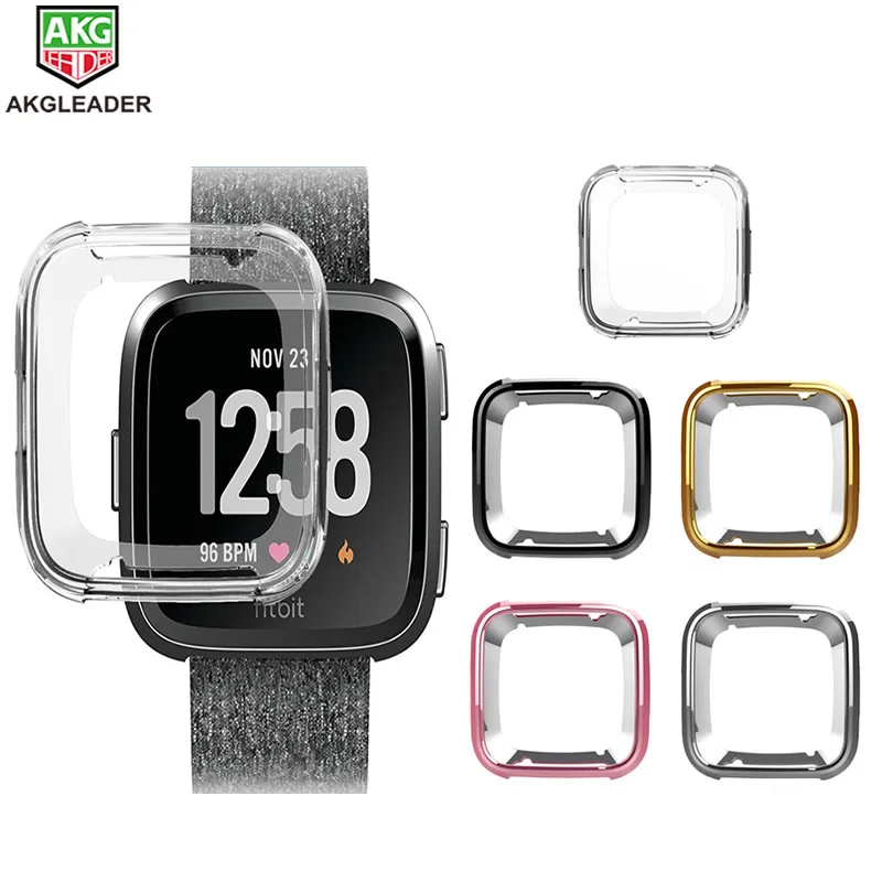 Новейший Ультратонкий Мягкий чехол из ТПУ с покрытием для Fitbit Versa силиконовый