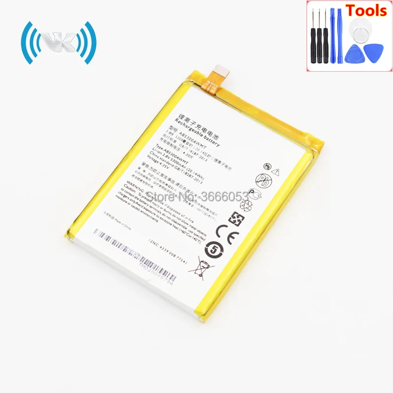 VK 5300 mAh/20.14Wh 3 8 V AB5300AWMT запасная батарея для PHILIPS W6610 W6618 Xenium CTW6610 мобильный литий