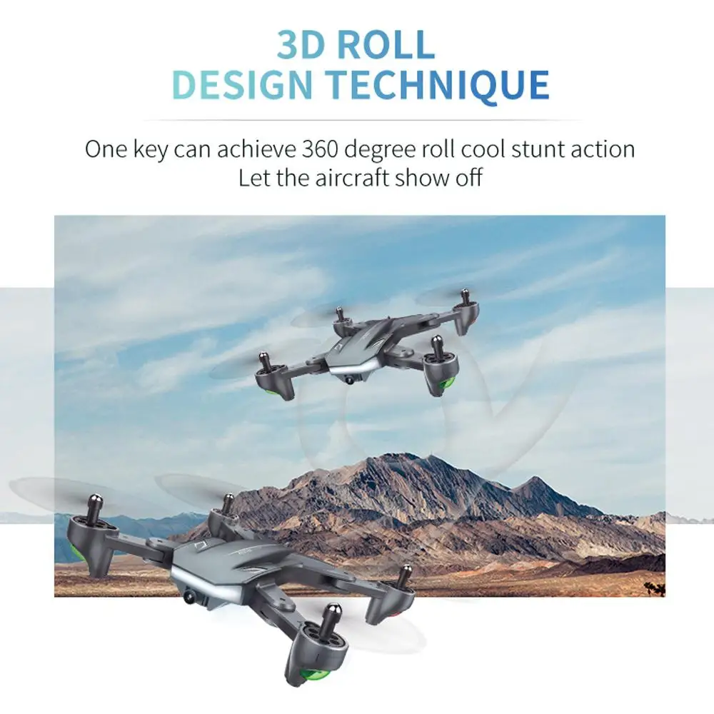 Visuo XS816 оптическое позиционирование потока 4K 720P Двойная камера Wifi FPV RC Дрон
