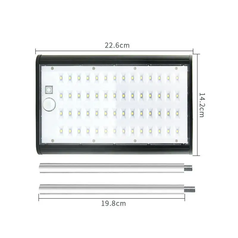 56LED Солнечный свет Человеческого Тела Индукции открытый сад приведенный в