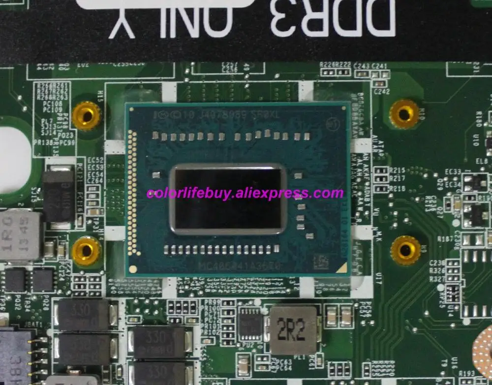 Оригинальная 2DTMR 02DTMR CN w I5 3337U материнская плата с процессором для ноутбука Dell Inspiron