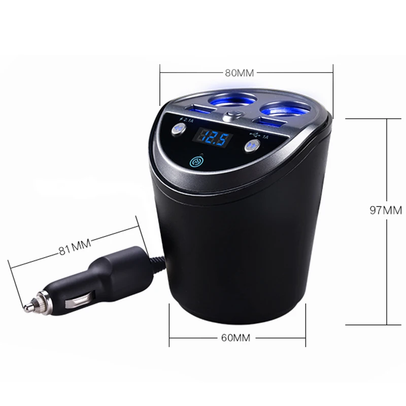 Bluetooth беспроводной автомобильный fm передатчик Mp3 плеер держатель чашки Handsfree