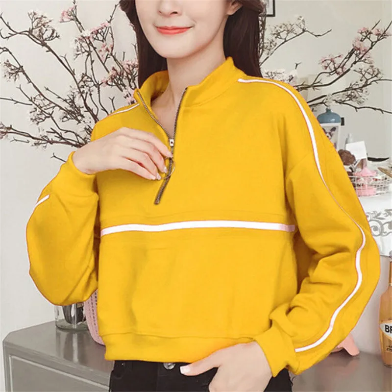 Женская толстовка с капюшоном на молнии весенне осенний джемпер длинным рукавом