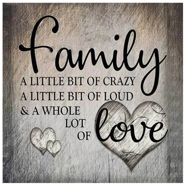 

Fezrgea Полный Круглый 5D DIY алмазная живопись "Семья буквенным принтом «love», «3D с вышивкой для детей, вышивка крестиком комплект мозаика домашни...