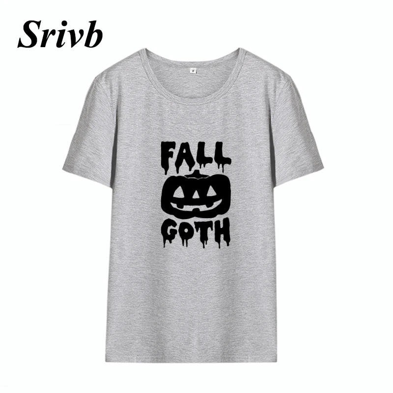 Женская футболка с принтом Srivb осенняя Футболка Goth забавная хипстерская