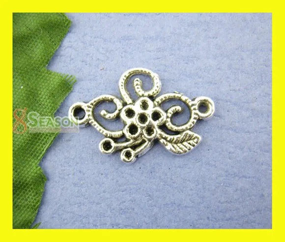 

Lovely 35PCs Ornate Floral Connectors Charms Beads15*24mm (B00422)